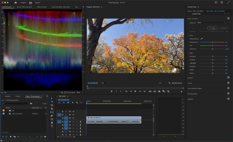 Auto Tone Mapping in Premiere Pro