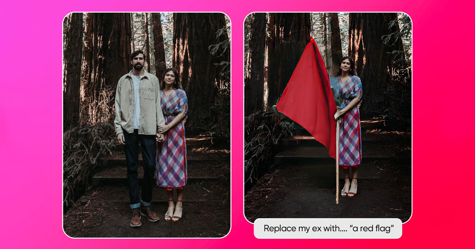 ‘Replace My Ex’ Shows a Lighter Side of AI Photo Editing