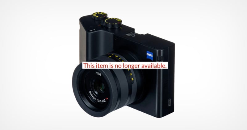 Android-Powered Zeiss ZX1 Discontinued