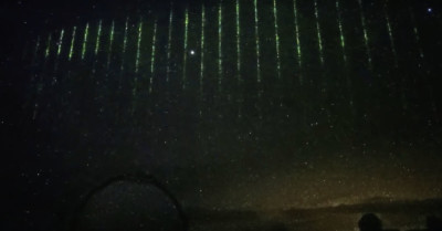 laser beams in Hawaii