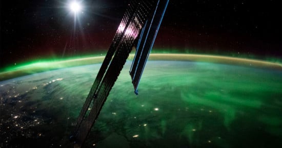 Aurora captured from the ISS