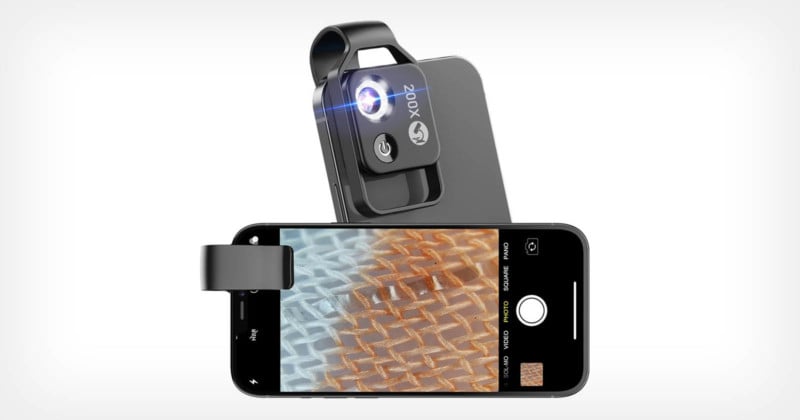 Apexel 200 X Microscope Lens for iPhone and Android 