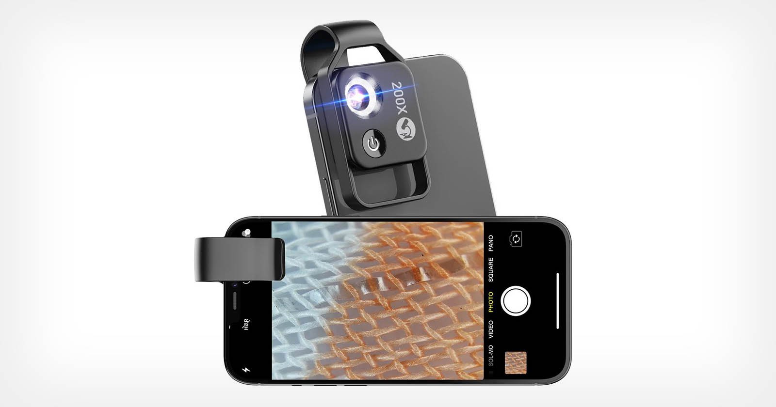 Smartphone Clip-On Microscope