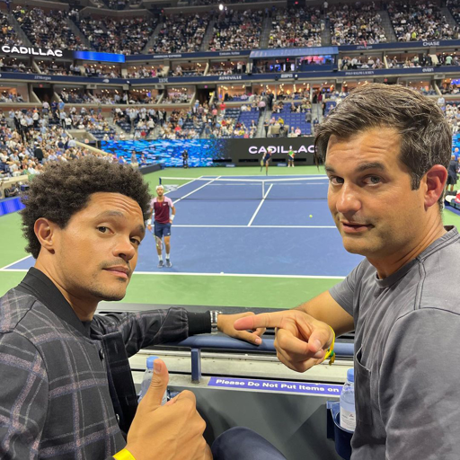 Original Instagram photo of Trevor Noah and Michael Kosta