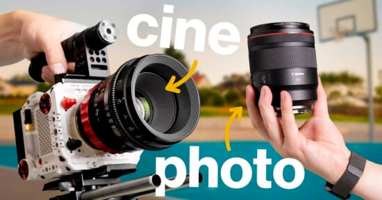 cine vs photo lens