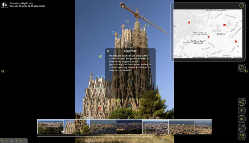 Barcelona gigapixel virtual tour