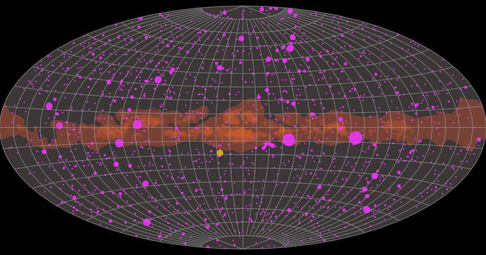 Gamma ray map