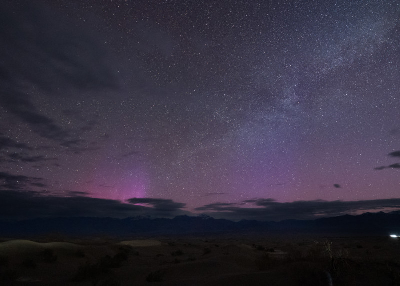 Aurora from Death Valley