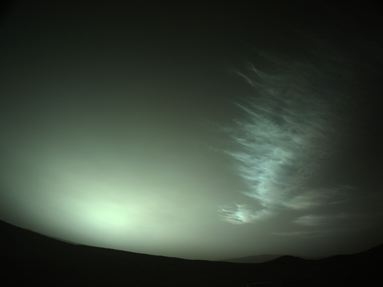 Noctilucent clouds