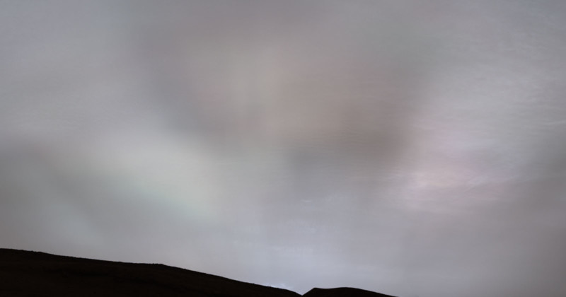 Sun Rays on Mars