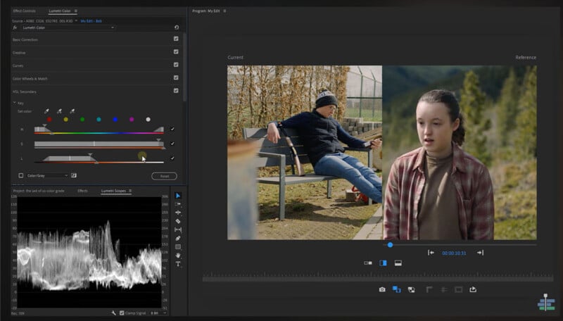 Premiere Basics Color Grading from The Last of Us