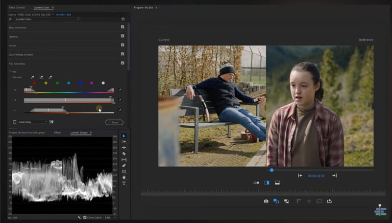 Premiere Basics The Last of Us Color Grading