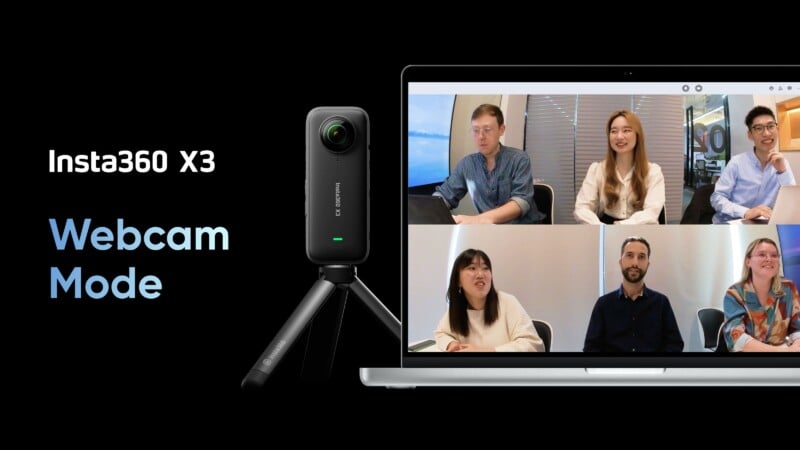 Insta360 X3 Gets a Webcam Mode and Improved PureShot Photo Quality