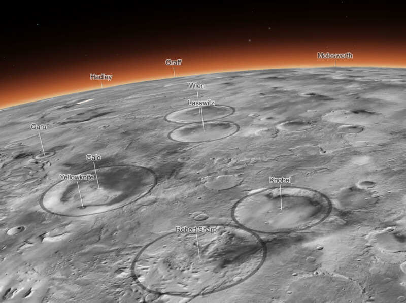 Caltech Mars Mosaïque