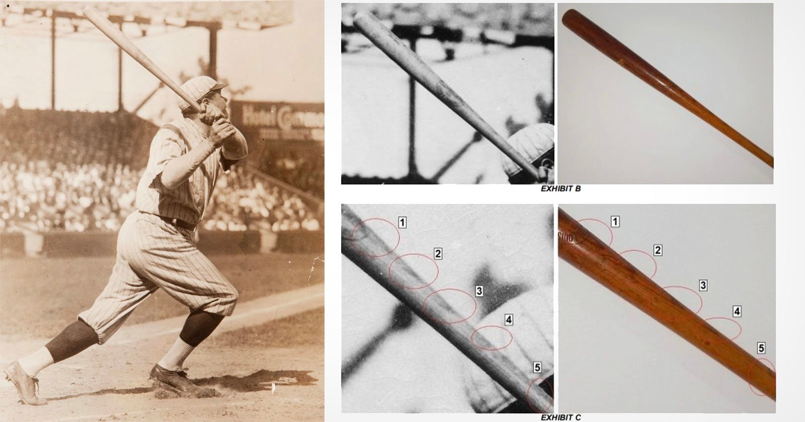 Babe Ruth Baseball Bat Breaks Public sale Sale Document Due to Picture Proof