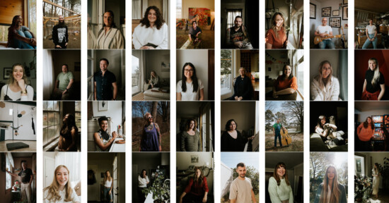 Photographer's portraits of a person in every single state