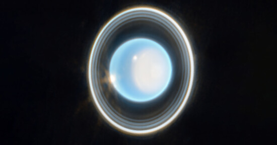 Uranus as shot by Webb
