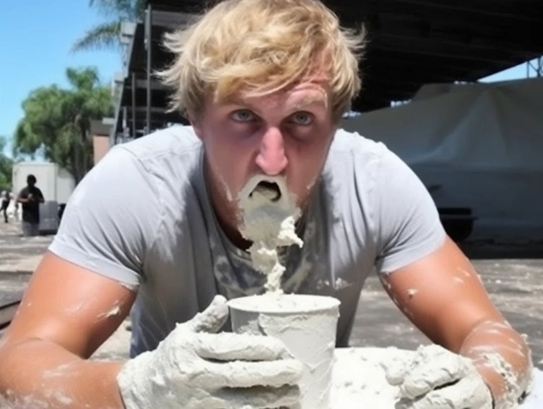 AI Generates 'Photos' of a Celebrity Concrete Eating Contest PetaPixel