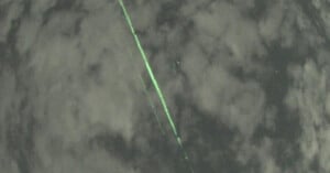 Laser beam streak