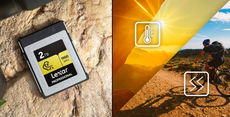 Lexar CFexpress Type B Gold Series memory card