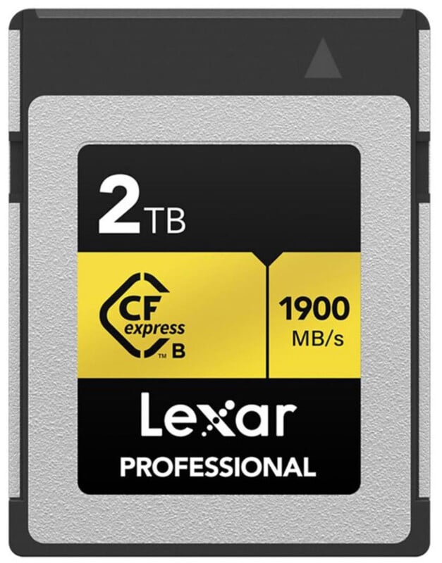 Lexar CFexpress Type B Gold Series memory card