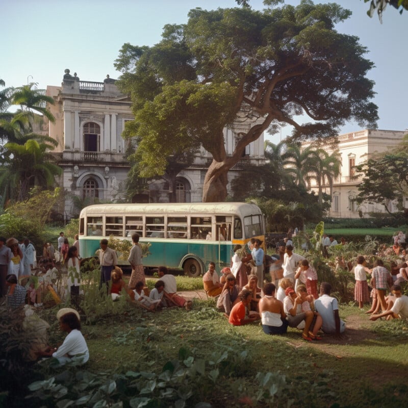 AI imagery of Cuba