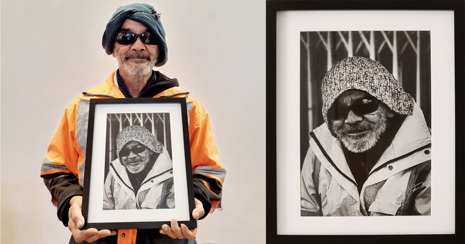 Anonymous Photographer Donates Portrait of Homeless Man to Help Him