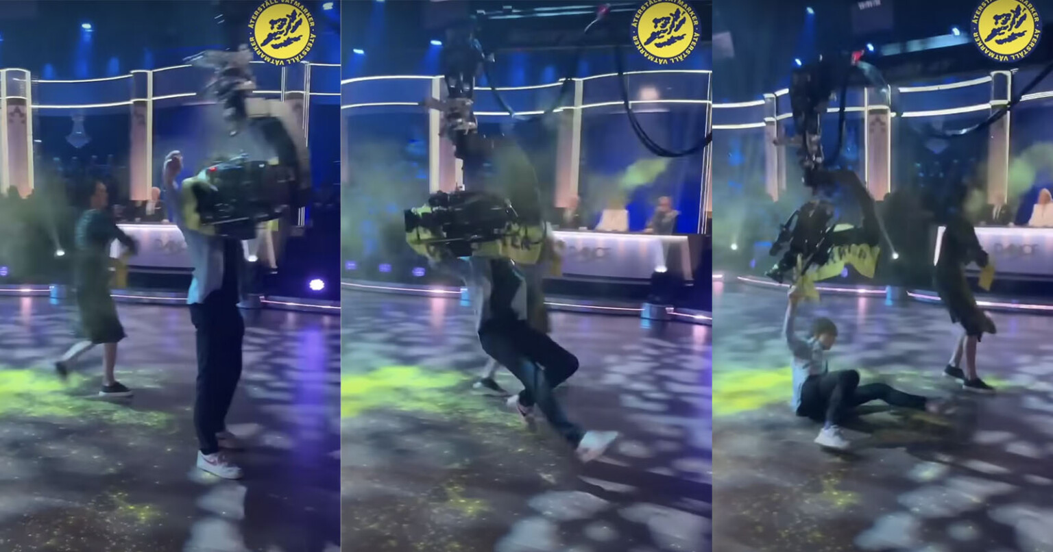 Protester Storms Live TV Show Only to Get Wiped Out by Boom Camera ...
