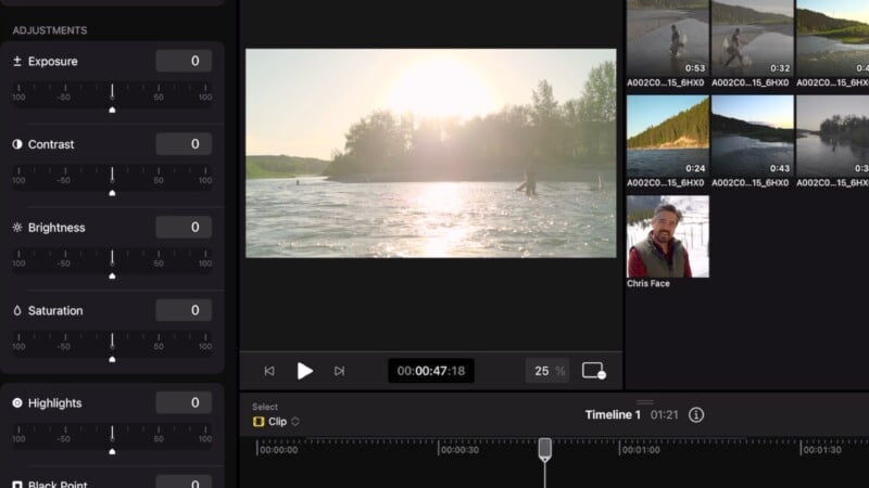 Final Cut Pro for iPad Color tools