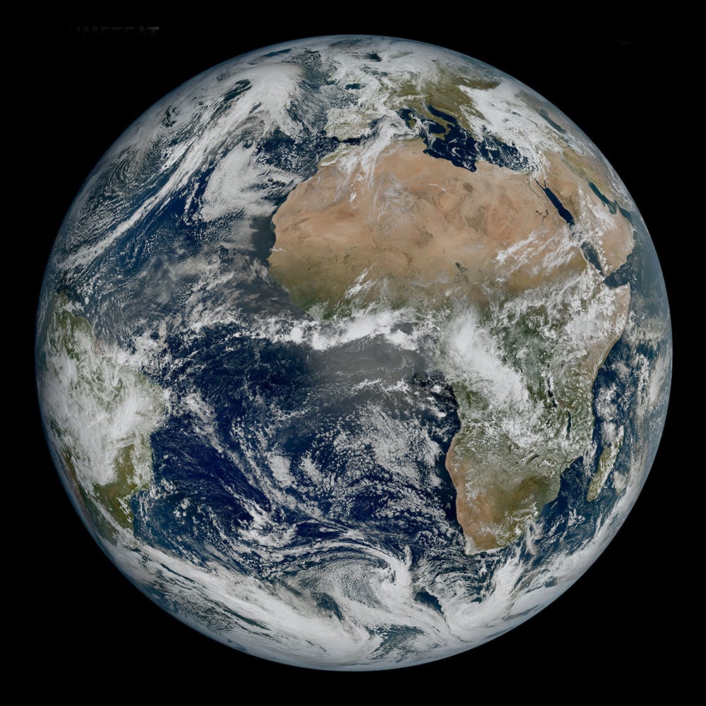 Stunning Photo of Earth Taken by Europe's Powerful New Satellite