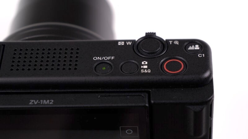 Sony ZV1M2 Top Controls