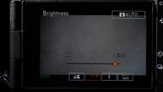 Sony brightness display