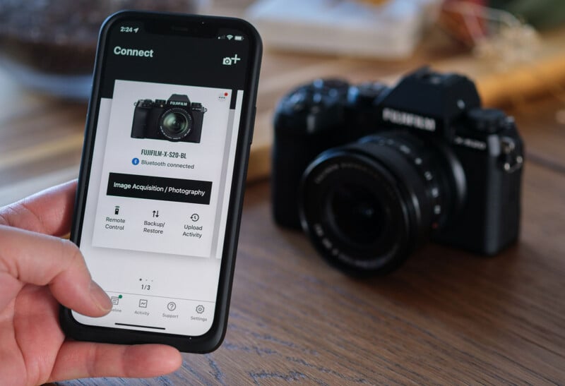 Fujifilm XApp pour smartphone