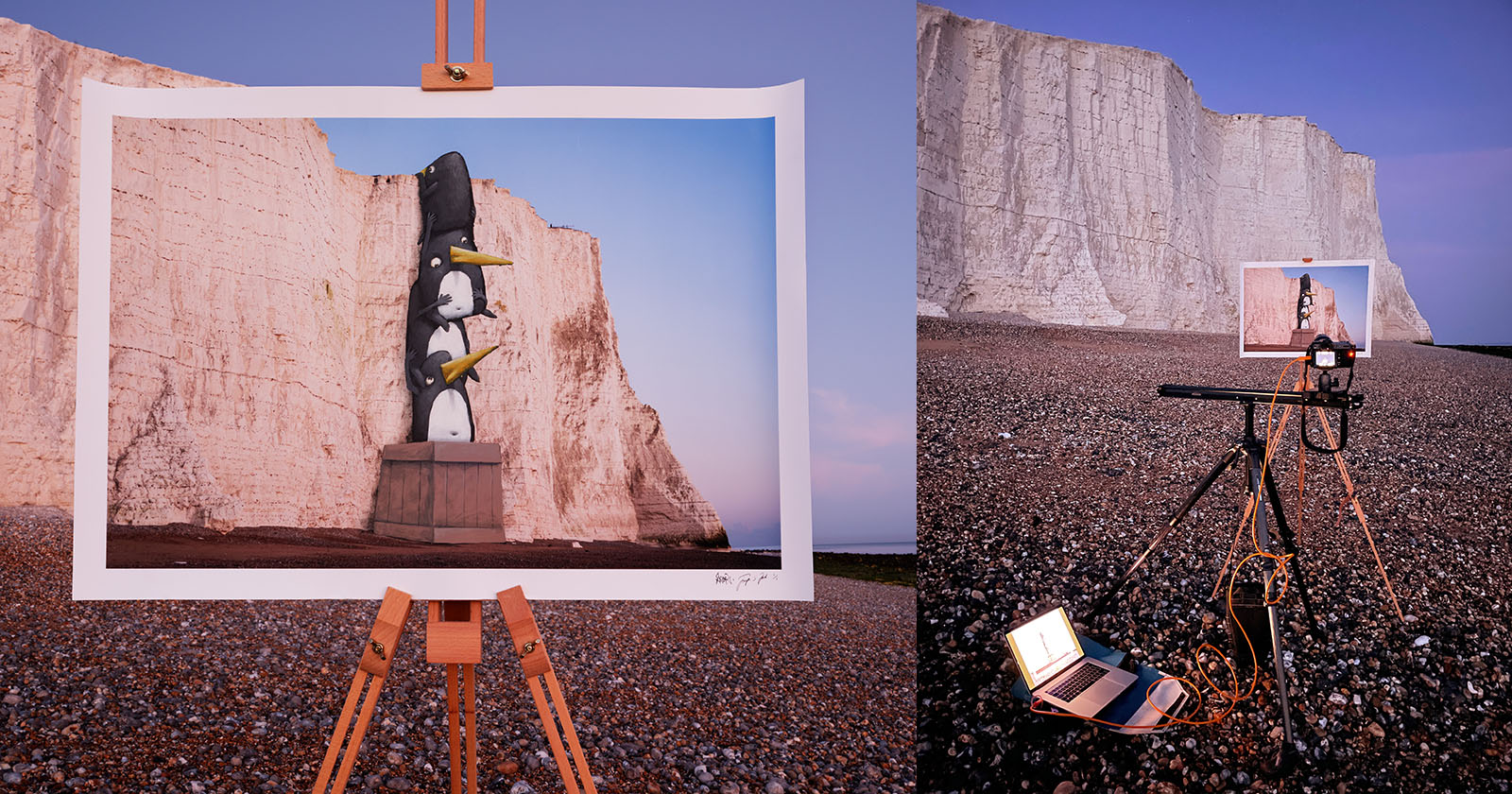 Photographer’s Cleverly Brings Road Artwork to ‘Not possible’ Locations