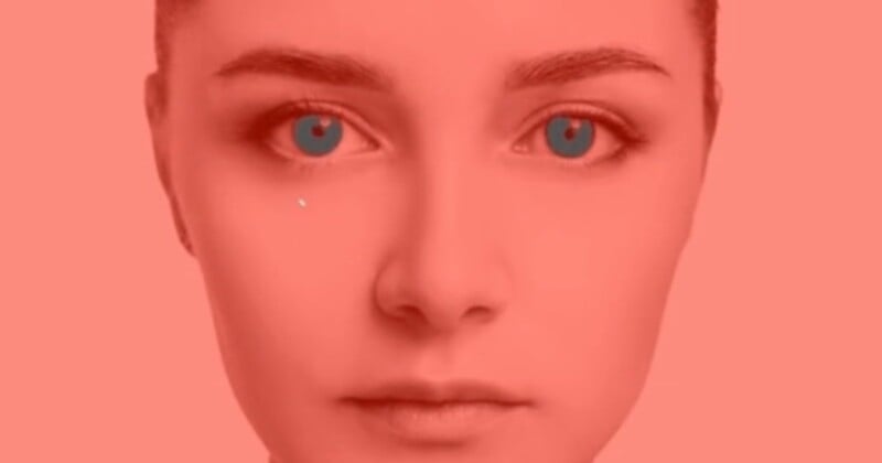 illusion d'optique yeux bleus tiktok 
