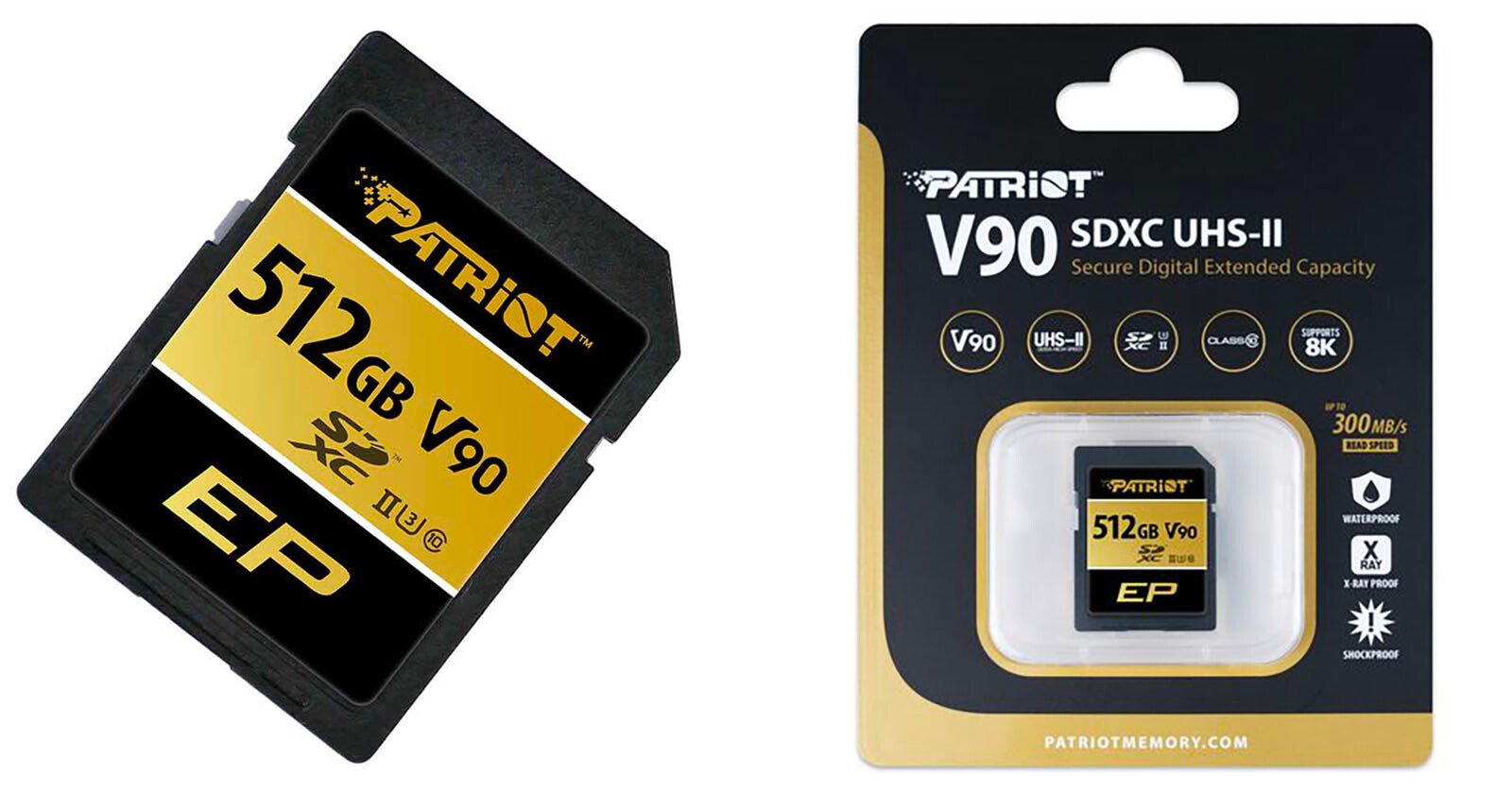Patriot Launches 512GB V90 UHS-II SD Card for $400 | PetaPixel