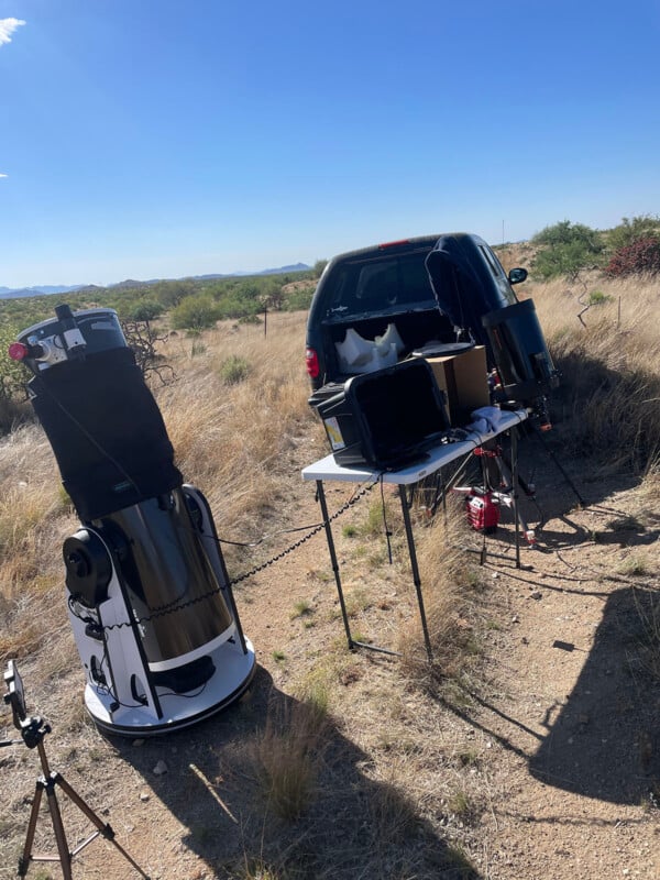Telescope in the desert