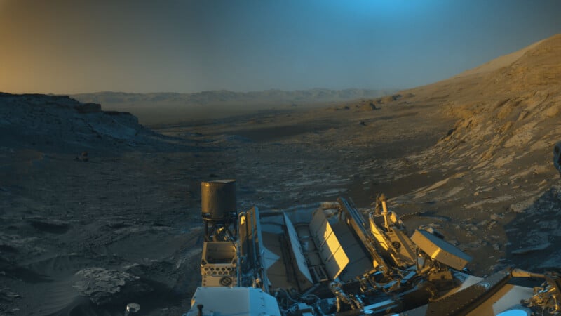 NASA Curiosity Postcard