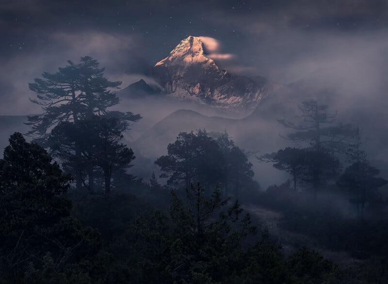 Ama Dablam in Nepal.