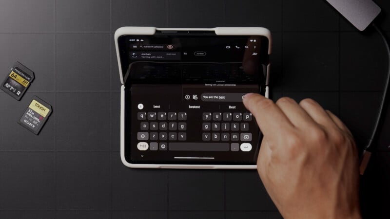 Google Pixel Fold keyboard