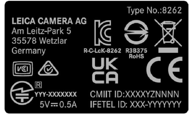 Leica FCC filing