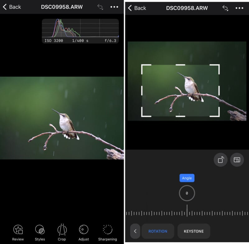 Capture One mobile for iPhone Review