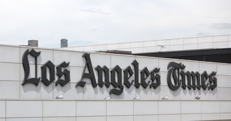 LA Times sign