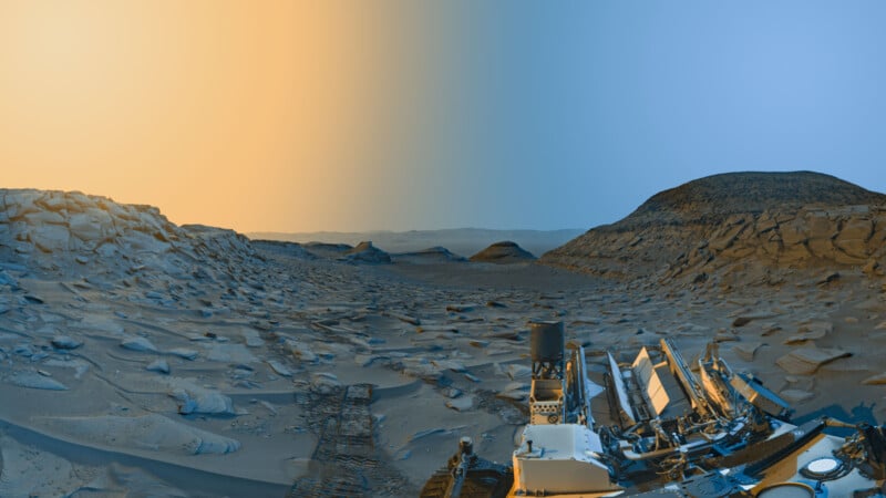 NASA Curiosity Postcard