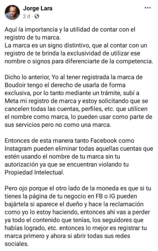 Jorge Lara Facebook screengrab