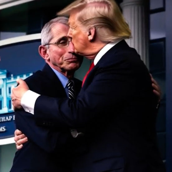 AI image of Trump and Fauci