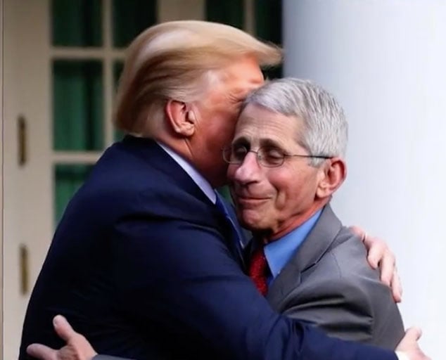 Fauci and Trump