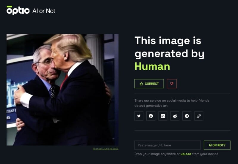 AI or Not' is a Free Web App That Claims to Detect AI Generated Photos