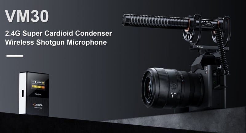 Comica VM30 wireless shotgun mic