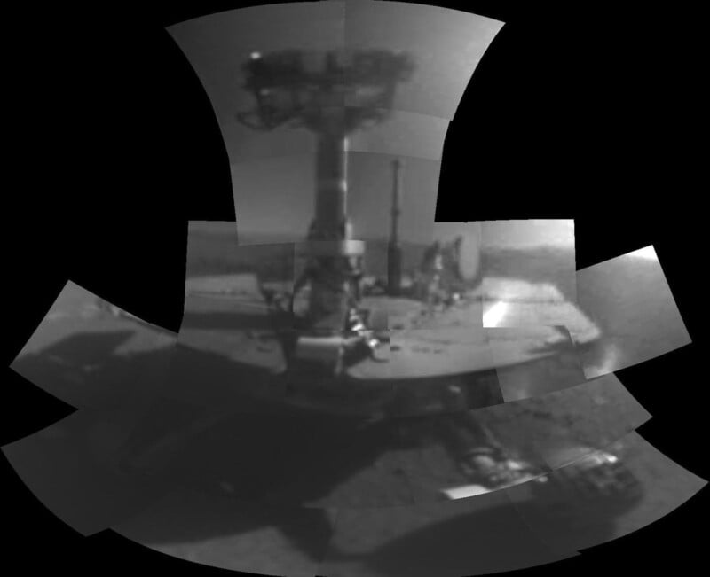 NASA JPL Opportunity Selfie